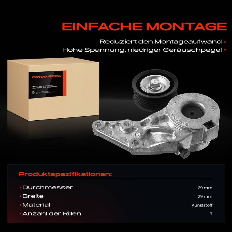 Frankberg 5481FB0005956 Belt Tensioner, V-ribbed belt