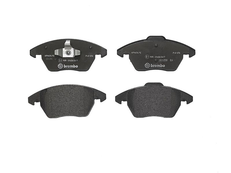 комплект спирачно феродо, дискови спирачки BREMBO