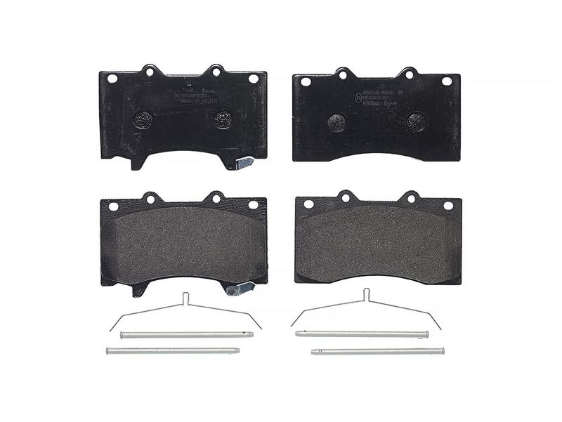 Piduriklotsi komplekt, ketaspidur, BREMBO P 56 081