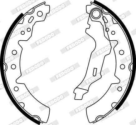 FERODO FSB591 Brake Shoe Set