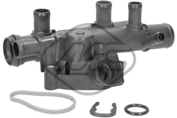 Корпус термостата, Renault Espace 2000-, Laguna 2001-, Vel Satis 2002- 2.2 dCi, Metalcaucho 03646