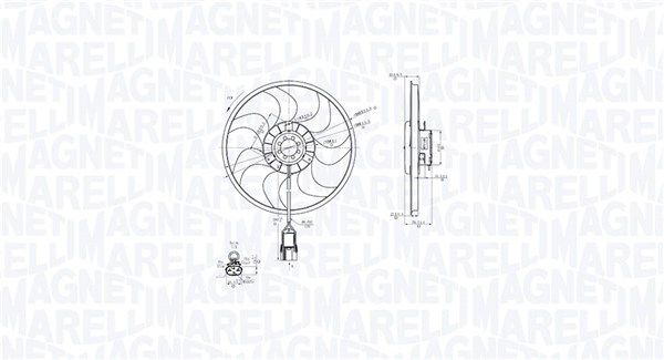 MAGNETI MARELLI ventilátor, motorhűtés 069422861010