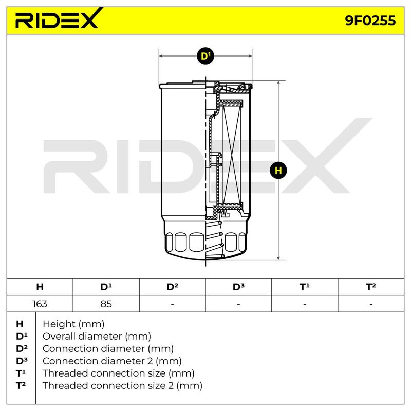 горивен филтър RIDEX