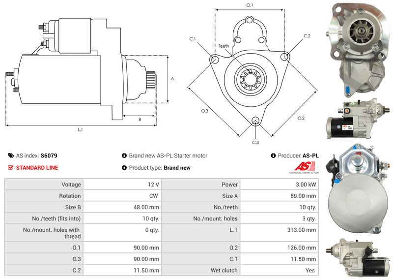 AS-PL S6079 Starter