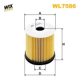 Оливний фільтр, Wix Filters WL7586