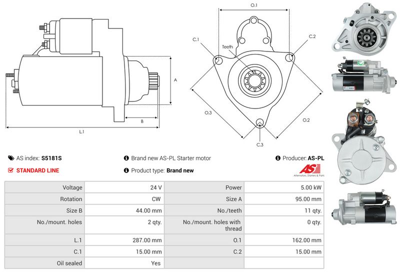 AS-PL S5181S Starter