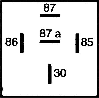 HELLA 4RD 933 332-071 Relay, main current