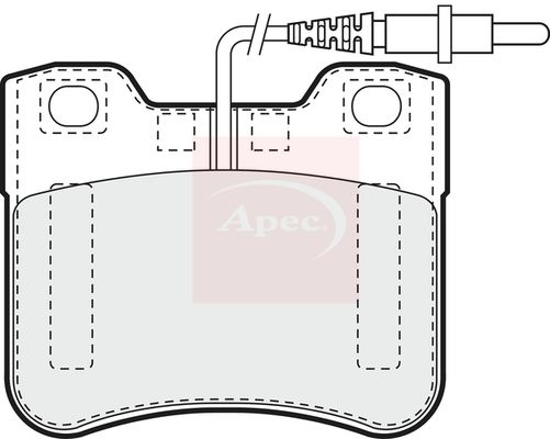 APEC Brake Pad Set, disc brake PAD715