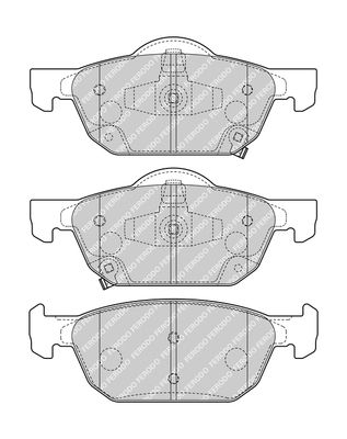 FERODO FDB4868 Brake Pad Set, disc brake