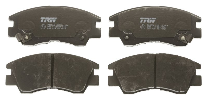 TRW GDB729 Brake Pad Set, disc brake