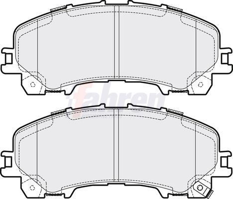 Fahren Brake Pad Set, disc brake FBP3840