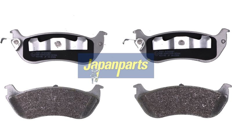 set placute frana,frana disc JAPANPARTS PA-0393AF