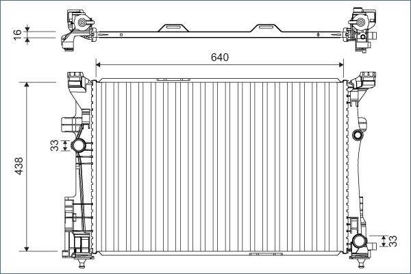 VALEO Radiateur 701133