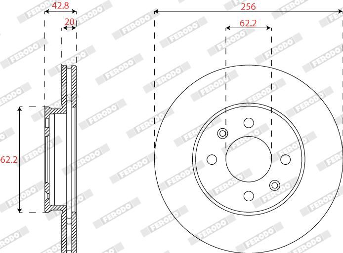 DISQUES DE FREIN VL (2P.)