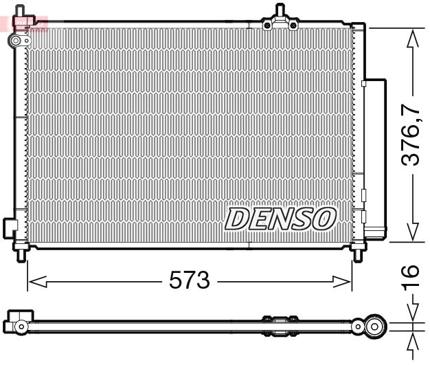 Конденсатор, система кондиціонування повітря, Denso DCN40031