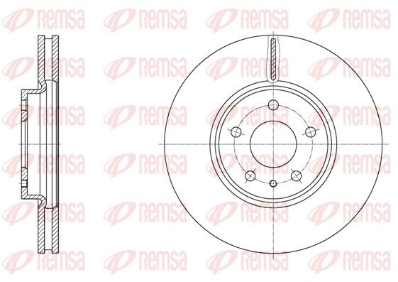REMSA 61605.10 Stabdžių diskas