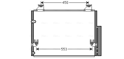 AVA QUALITY COOLING kondenzátor, klíma TO5563D