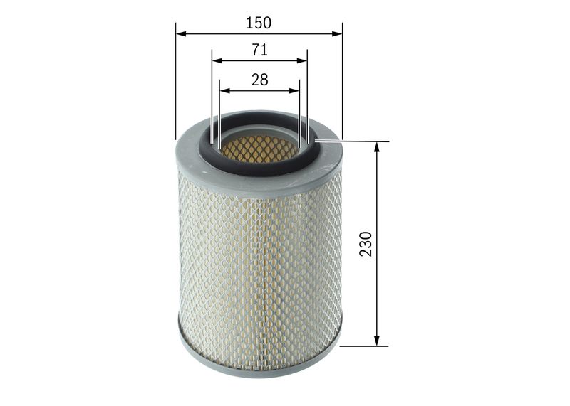 Õhufilter, BOSCH F 026 400 761