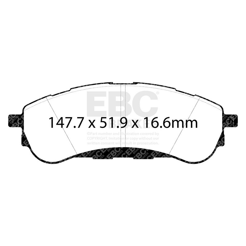 EBC Brakes Remblokkenset, schijfrem DP43108R