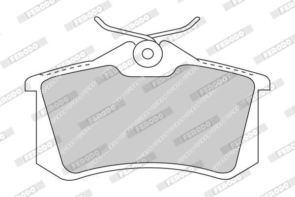 FERODO FDB1491 Brake Pad Set, disc brake