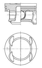 KOLBENSCHMIDT dugattyú 41007600