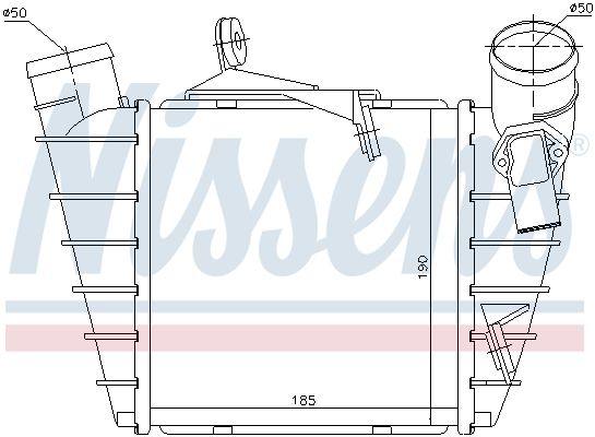 NISSENS 96770 Charge Air Cooler