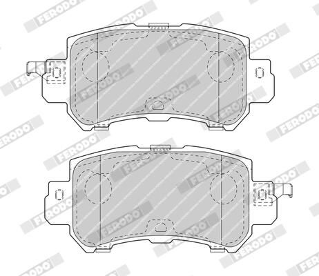 FERODO FDB4892 Brake Pad Set, disc brake