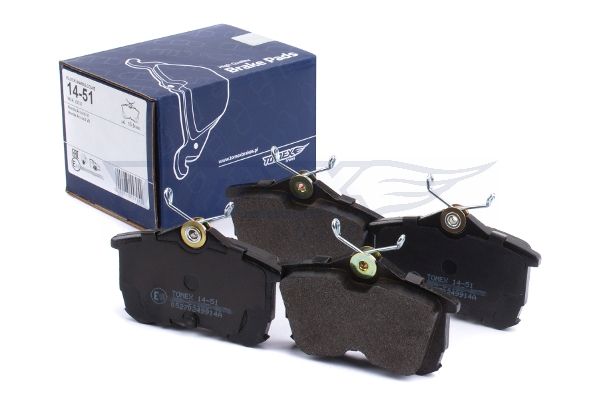TOMEX Brakes TX 14-51 Stabdžių trinkelių rinkinys, diskinis stabdys