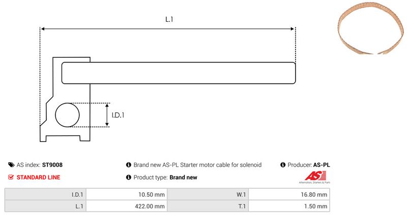 AS-PL ST9008 Repair Kit, starter