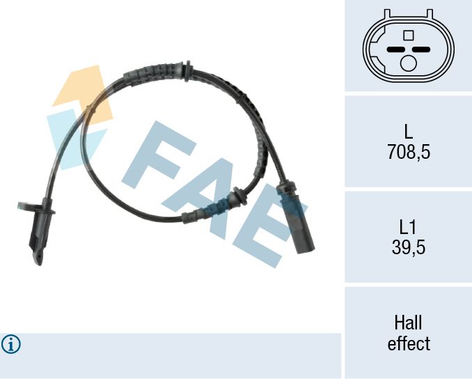 FAE érzékelő, kerékfordulatszám 78661