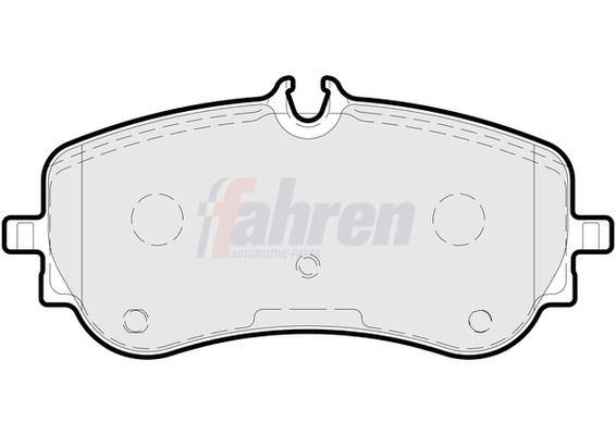 Fahren Brake Pad Set, disc brake FBP3912