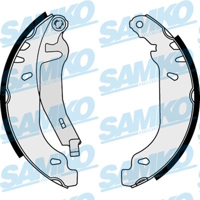 Комплект гальмівних колодок, Samko 87820
