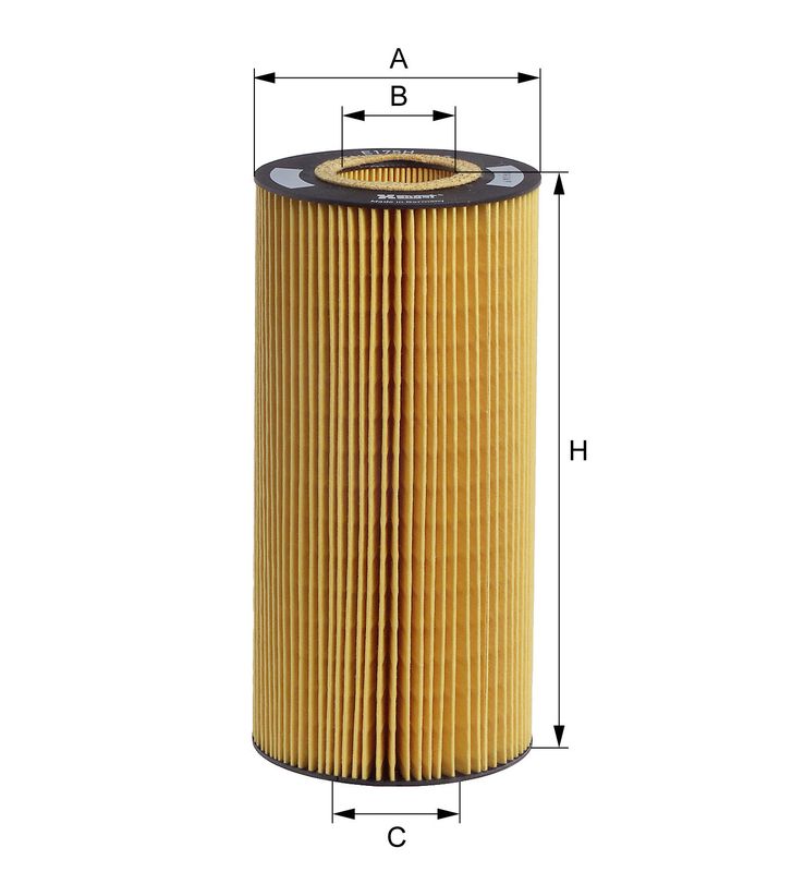 Olejový filtr E175H D68