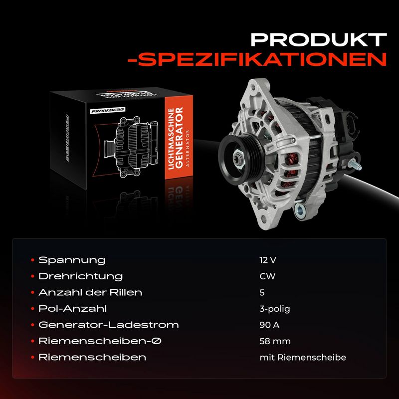 Frankberg 5481FB0032287 Alternator