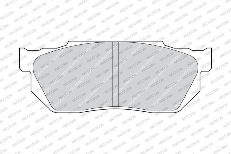FERODO Plaquettes de frein à disque FDB300