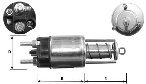 GM Solenoidinis jungiklis, starteris