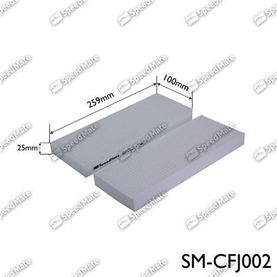 Фільтр салону TOYOTA RAV4 (вир-во SPEEDMATE, Korea) SPEEDMATE SMCFJ002