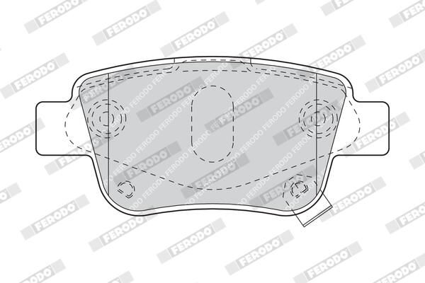 FERODO FDB1649 Brake Pad Set, disc brake