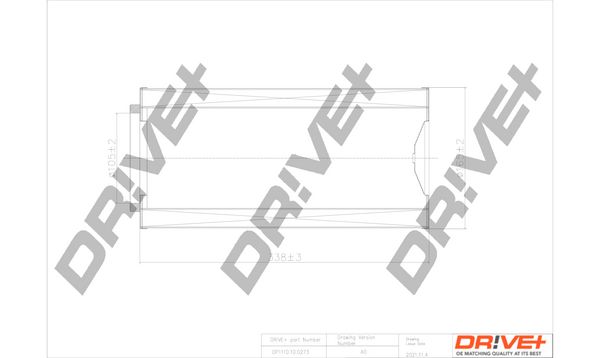 Повітряний фільтр, Dr!Ve+ DP1110.10.0273