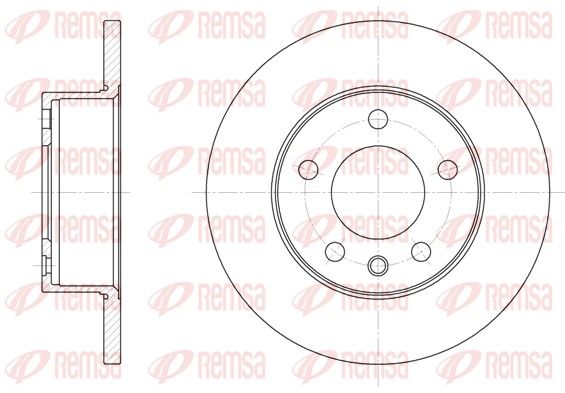 Гальмівний диск, Remsa 6201.00