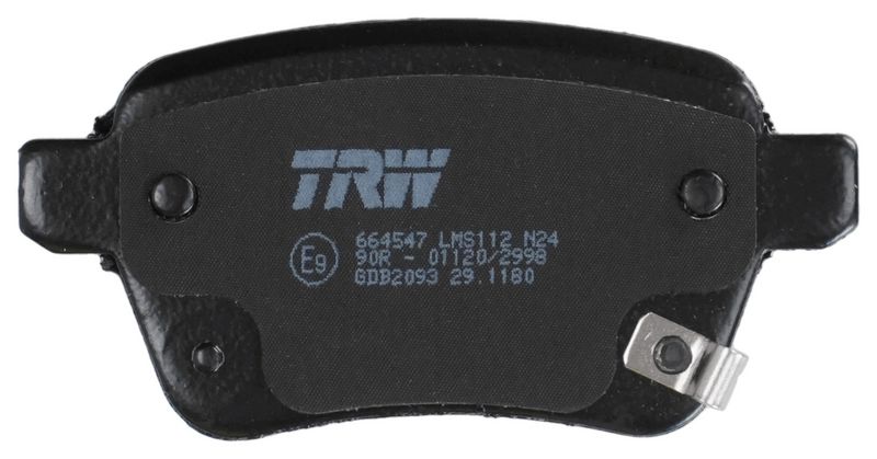 TRW GDB2093 Brake Pad Set, disc brake