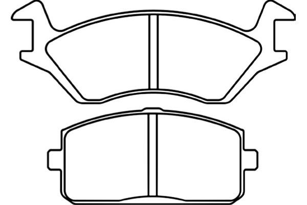 Kavo Parts Stabdžių trinkelių rinkinys, diskinis stabdys