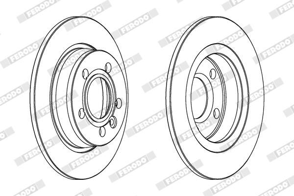 FERODO DDF847C Brake Disc