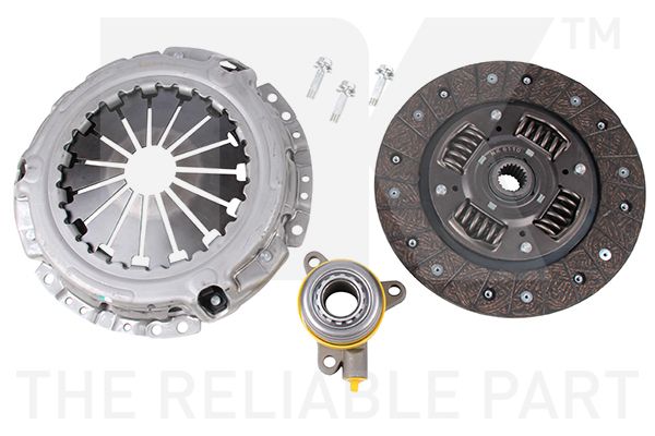Комплект зчеплення, 225мм, Nk 134580