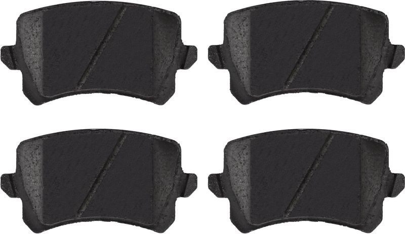 Keramische remblokken Achter , past: AUDI A6 C6, Q3  SEAT ALHAMBRA  VW CC B7, PASSAT ALLTRACK B7, PASSAT B6, PASSAT B7, SHARAN, TIGUAN 1.4-4.2 05.04-12.22