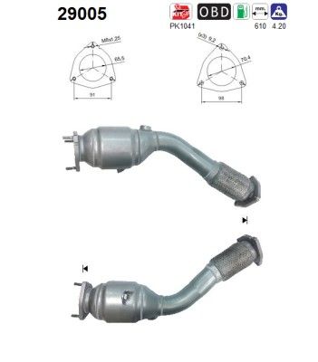 Prekės atitinka OEM kodą: 95511302101
