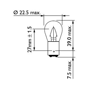PHILIPS 12401CP Bulb