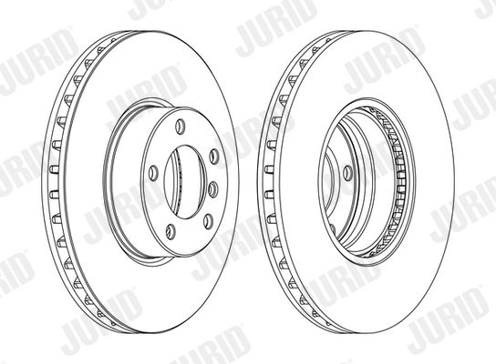Гальмівний диск, Jurid 562384JC-1
