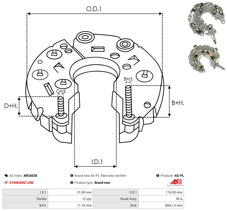 Seadistaja, generaator, AS-PL ARC6035