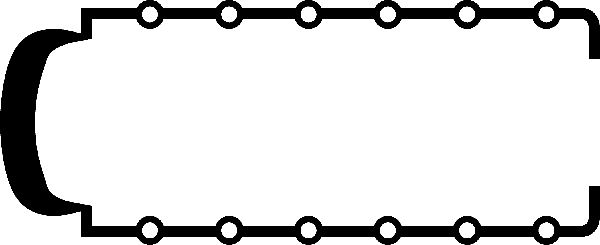 Ущільнення, оливний піддон, Max,Focus,Mondeo 1.8TDCi (алюм.), Corteco 023986P